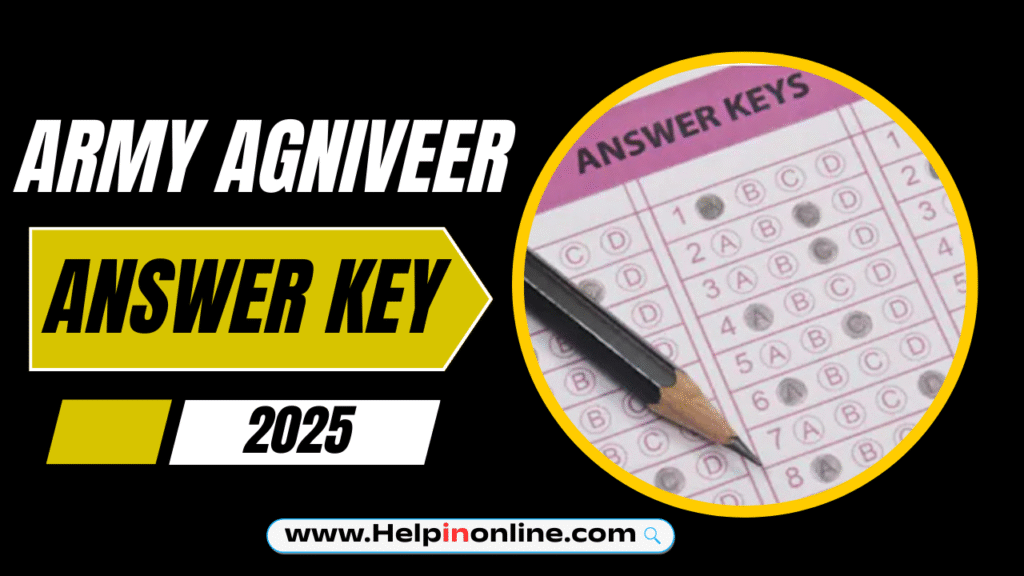 Army Agniveer Answer Key 2025