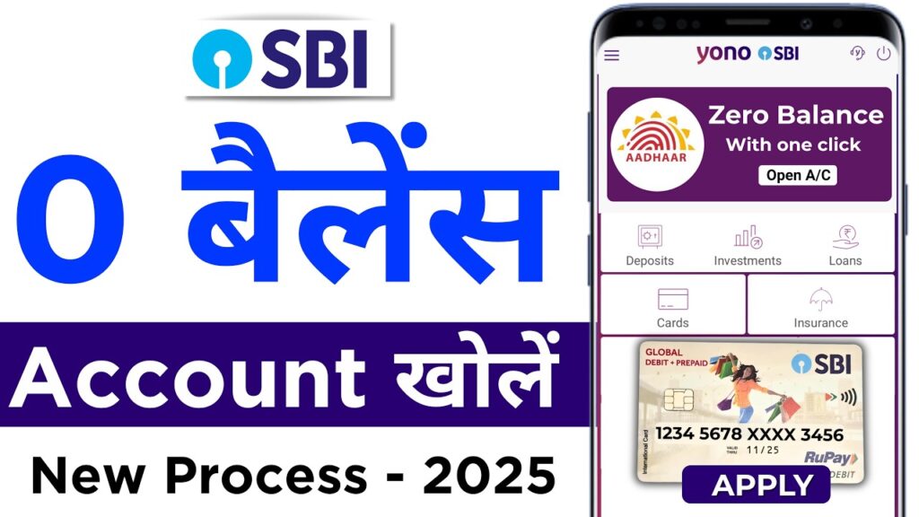 SBI Account Opening Online 2025